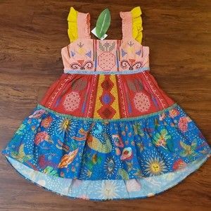 FARM Rio Multicolor Embroidered Dress